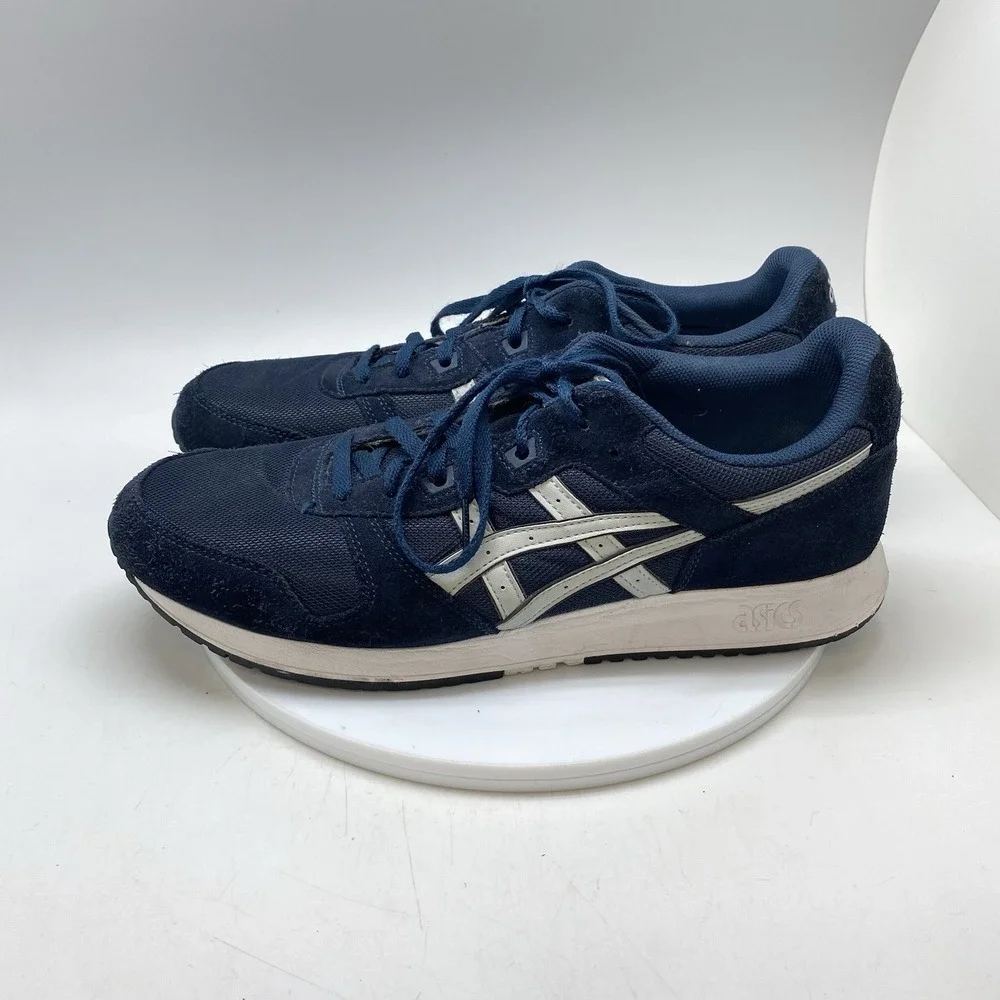 Asics Lyte Classic Sport Shoes Mens 13 Blue Comfort Retro Gym Sneakers 1191A297